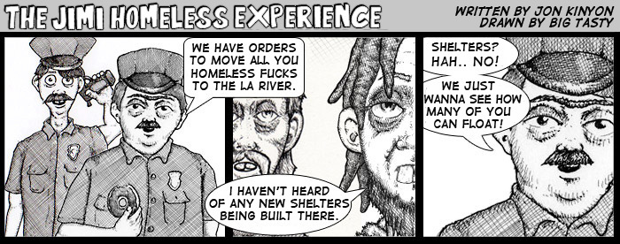The Jimi Homeless Experience Web Comic